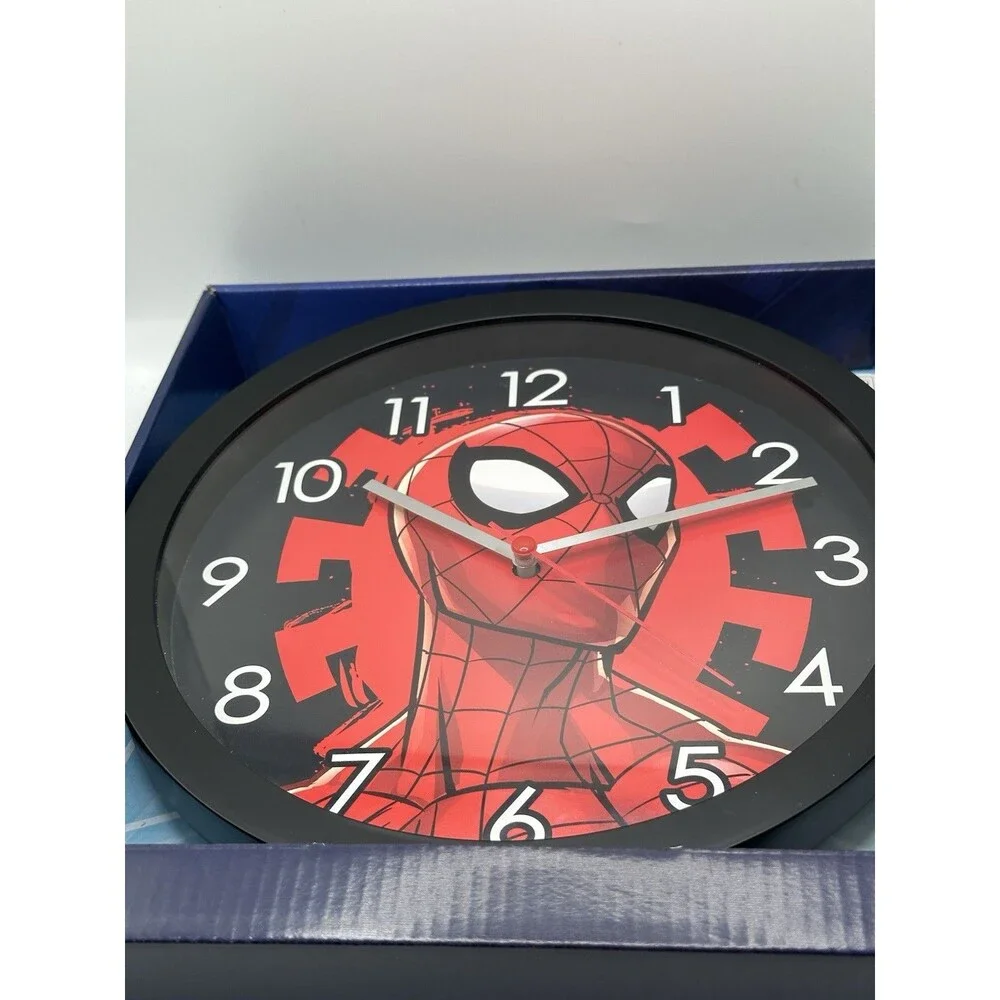 Marvel Spider-Man Wall Clock Official Licensed Analog Kids Bedroom Decor